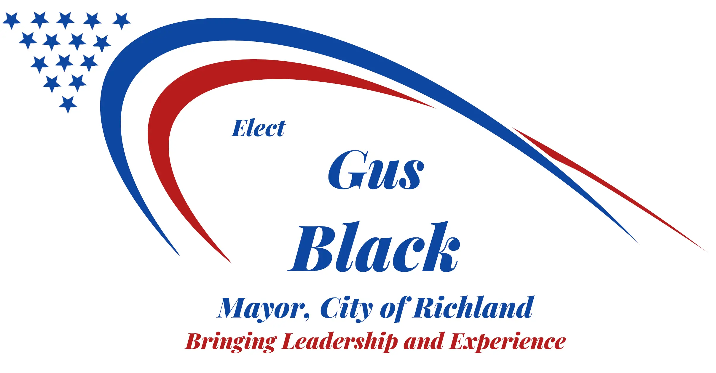 Banner: Gus Black Alderman For Mayor, City of Richland.